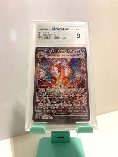 Charizard - Ossidiana Infuocata - AirGrading 9 - 233\197