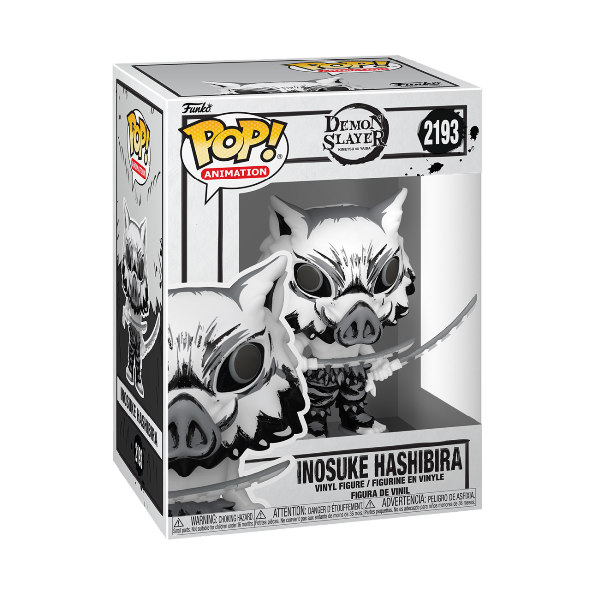 DEMON SLAYER S10 - POP FUNKO VINYL FIGURE 2193 INOSUKE HASHIBIRA (SUMI-INK) 9CM