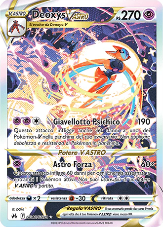 Deoxys V Astro GG46/GG70 - Near Mint - Zenit Regale